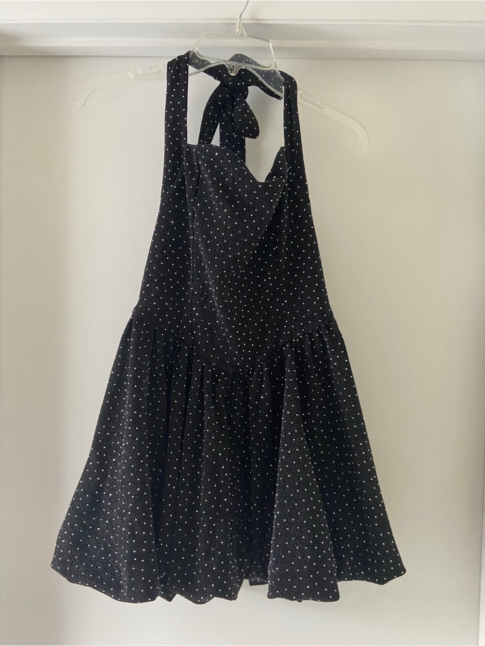 Hello Molly Polka Dot Black Dress
